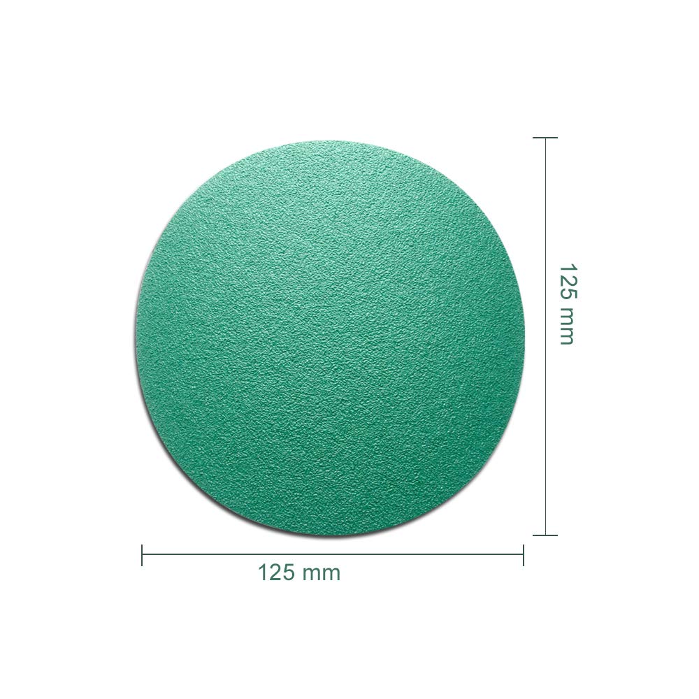 60 dischi abrasivi 0/8 fori, 125 mm, grana 400/1000/1500 12,7 cm, assortimento di carta abrasiva per levigatrice orbitale casuale