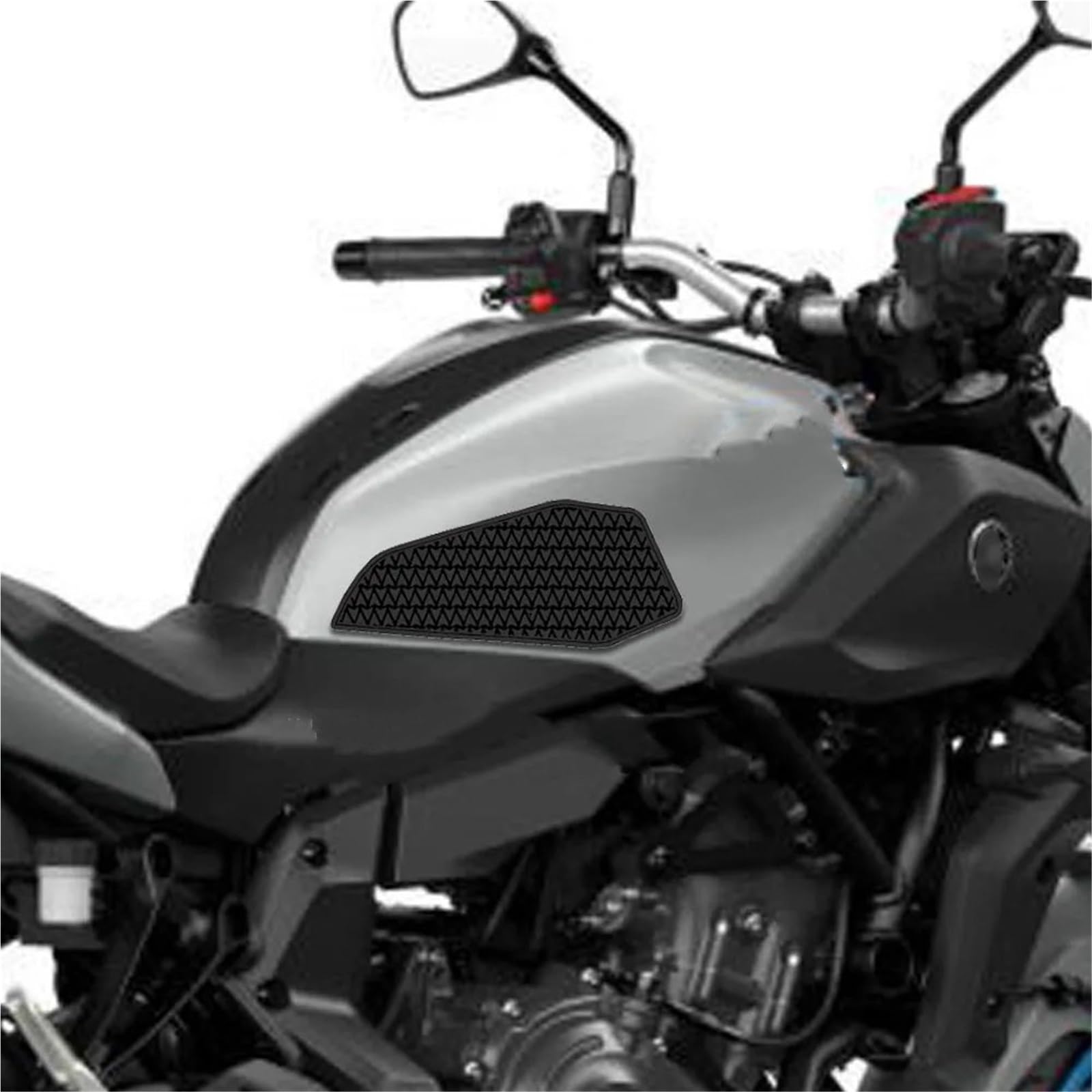 Adatto per Yamaha MT 07 2025 Moto serbatoio carburante pad serbatoio Gas Ginocchio Grip Pad trazione laterale soffietto forcella(Middle)