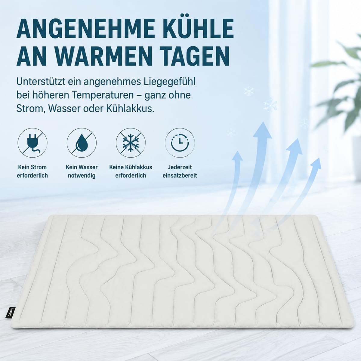 Pfotenchill KüHlmatte, Pfotenchill - Die Innovative KüHlmatte FüR Hunde, SelbstküHlende KüHlmatt FüR Hunde, Groß & Rutschfest, Waschbar, Faltbar Ideal FüR Sommer, Auto, Garten & Reisen (Gray,M)