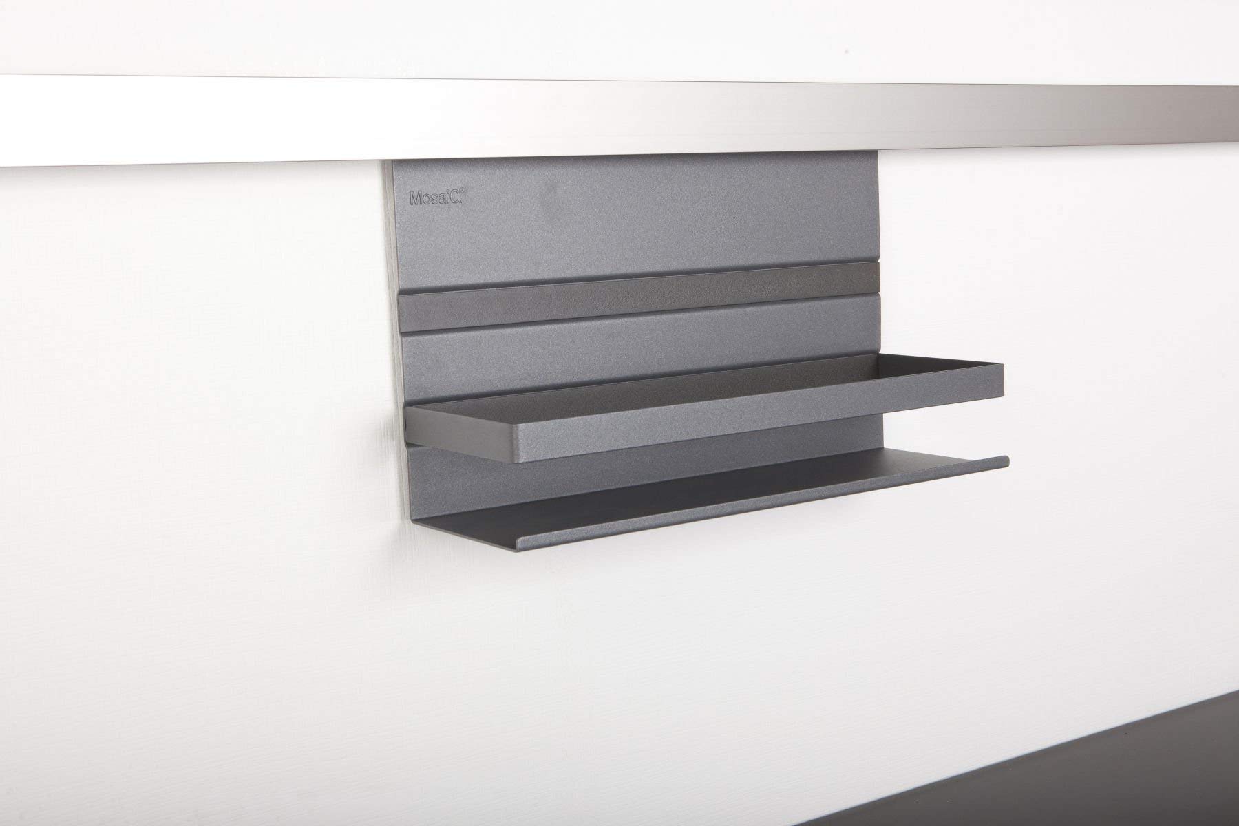 SOTECH Linero MosaiQ scaffale universale 200 con gancio nero grafite
