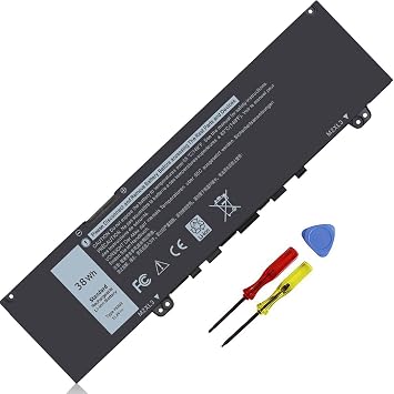 38Wh F62G0 Battery for Dell Inspiron 13 7000 7373 i7373 7386 2-in-1 7370
