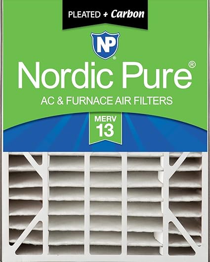 Nordic Pure 20x25x5ABM13+C-1 Merv 13 Plus Carbon Air Bear Replacement