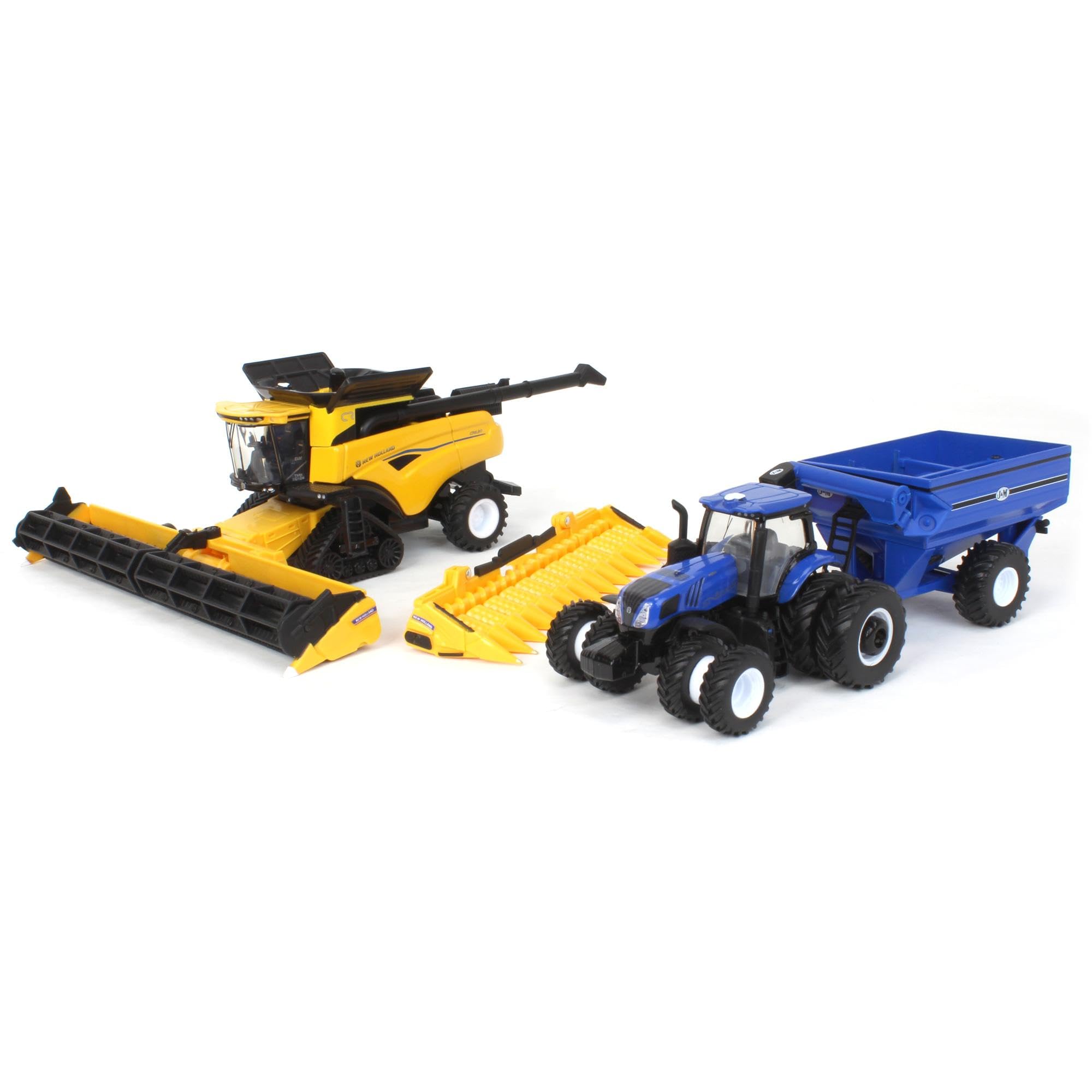 Amazon.com: ERTL 1/64 New Holland CR8.90 SmartTrax Combine Set