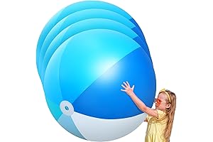 Ceenna 4 Pcs Inflatable Giant Beach Ball Set