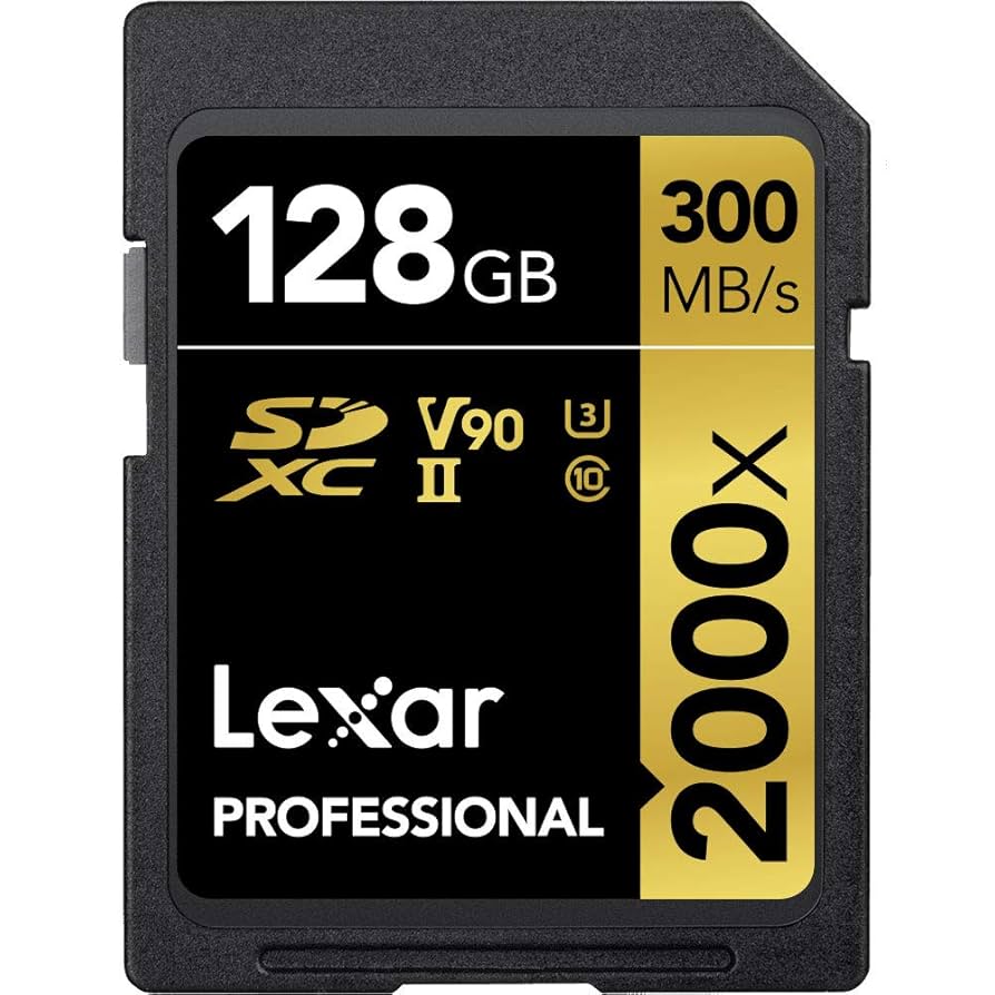 Amazon.com: Lexar Professional 2000x 128GB SDXC UHS-II Card