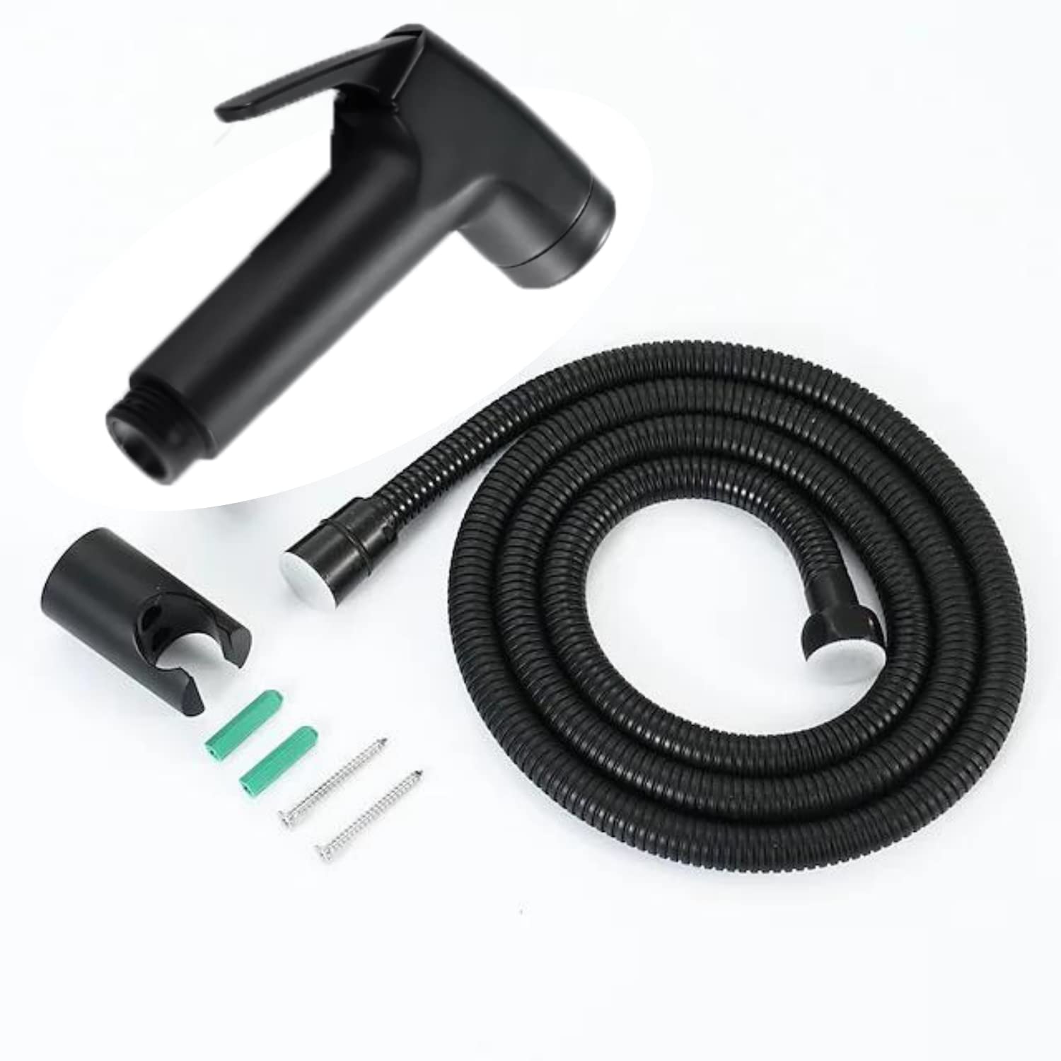 Zap FX1013 Health Faucet with Hose Pipe and Hand Shower Stand for Bathroom/Jet Spray for Toilet (Light Weight, Great Grip, Precise Flow) (Delta ABS Black) (B0B75F4F2Q) Amazon Price History, Amazon Price Tracker