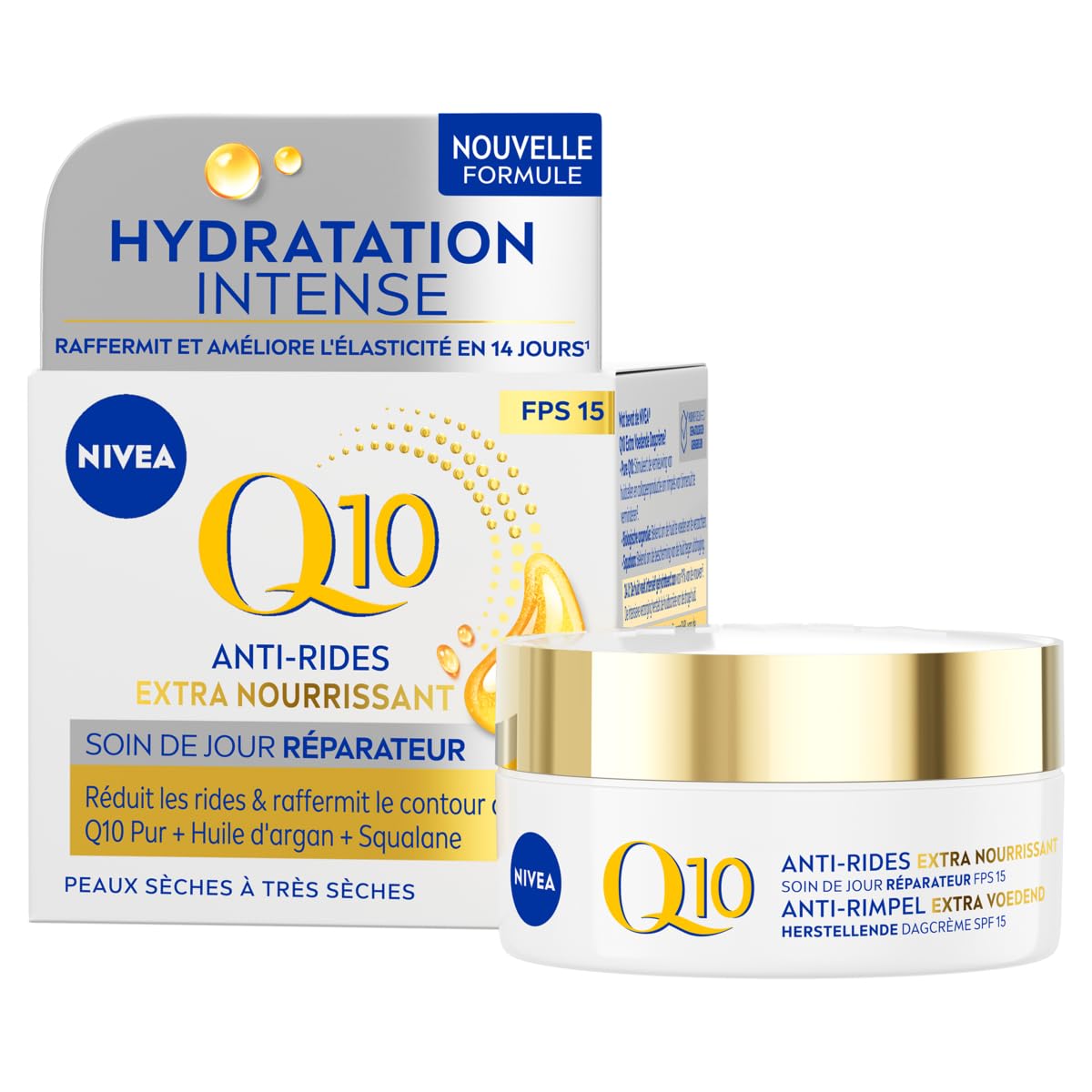 Nivea Q10 Power Extra Nourishing Day Cream, 50 g