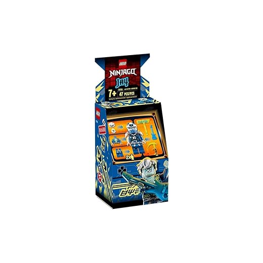 LEGO NINJAGO Jay Avatar - Arcade Pod 71715 Mini Arcade Machine Building Kit, New 2020 (47 Pieces)