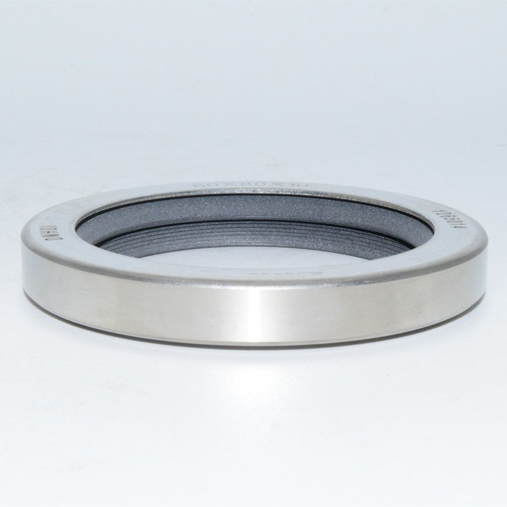 Uszczelka do warg 60 x 80 x 10 mm B2PT styl stal szlachetna powłoka z teflonem PTFE podwójna warga pierścień uszczelniający fala promieniowa uszczelka oleju do ekspresu do espresso
