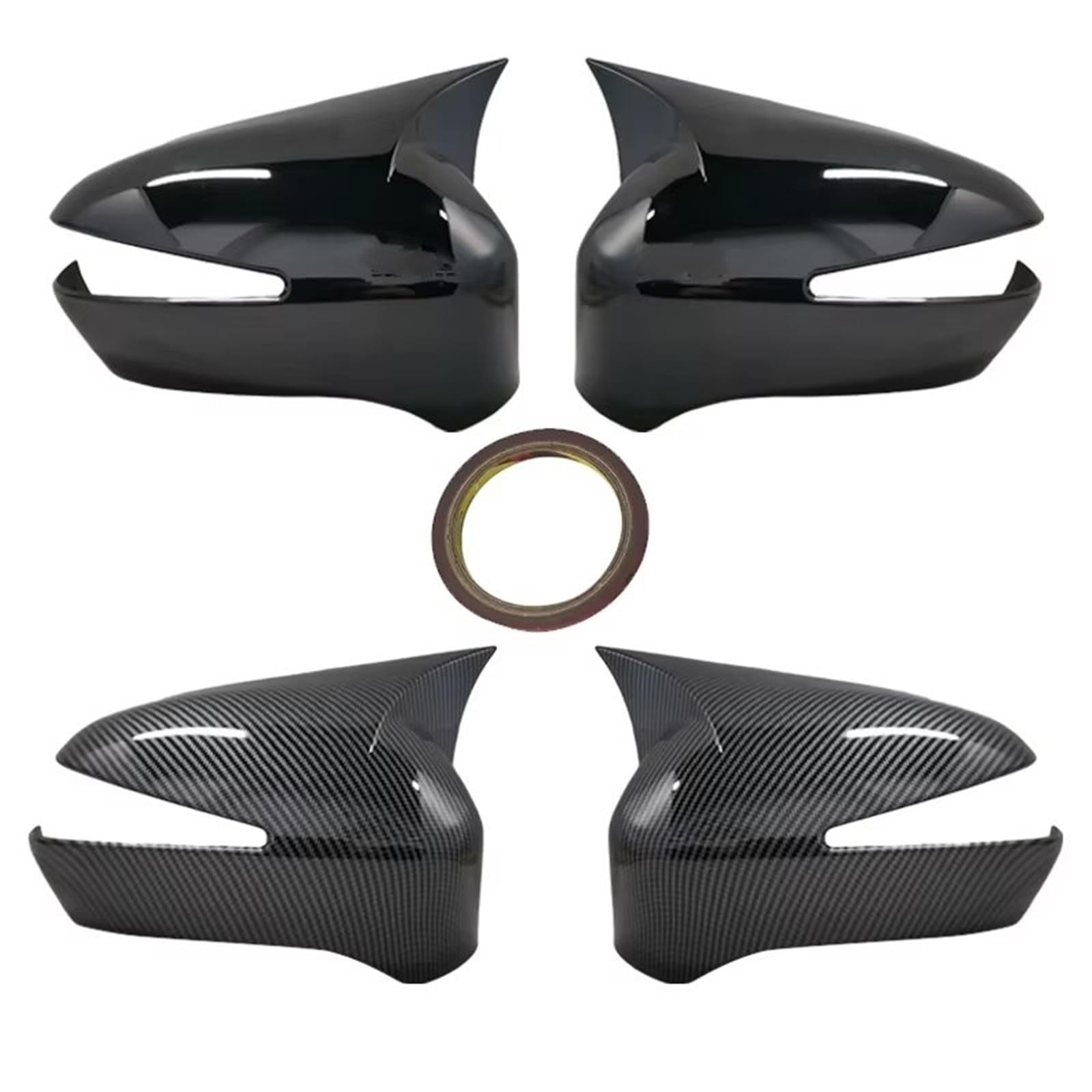 Calotta specchietto auto Compatibile Con Civic FD6 2006 2007 2008 2009 2010 2011 2012 Accessorio Copri Specchietti Custodia Nera Lucida Per Auto Componenti Automobilistici