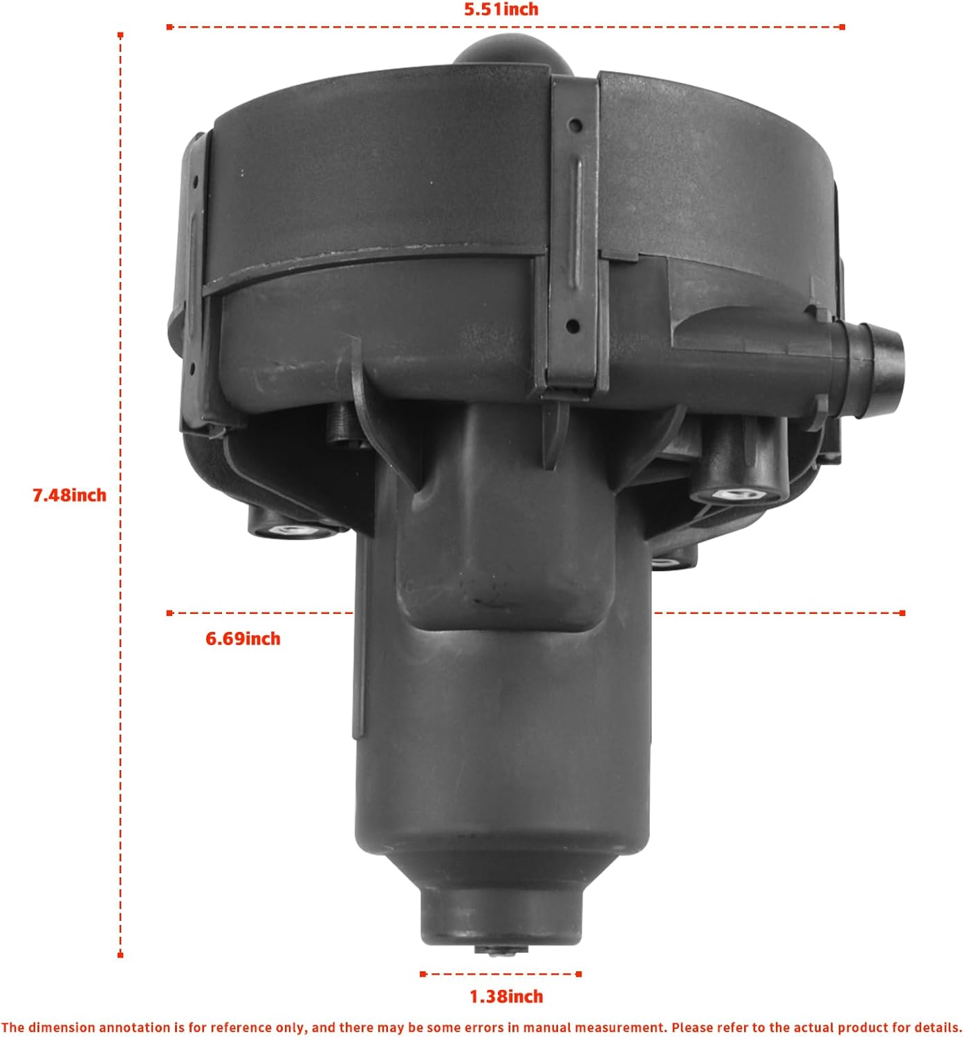 MUNIK 0001405185 Secondary Air Injection Smog Air Pump Compatible with Mercedes-Benz C230 C280 C300 C350 GLK350 SLK350 E350 GL450 GL550 R350 ML350 SL550 Replace# 0001404685 V30630036 409657
