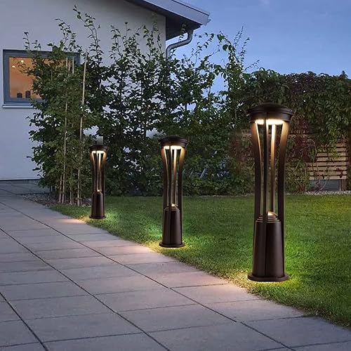 Miniatura 4 de Luces de poste al aire libre, lámpara de pie impermeable al aire libre, lámpara de césped LED, decoración de jardín comunitario, lámpara de paisaje,
