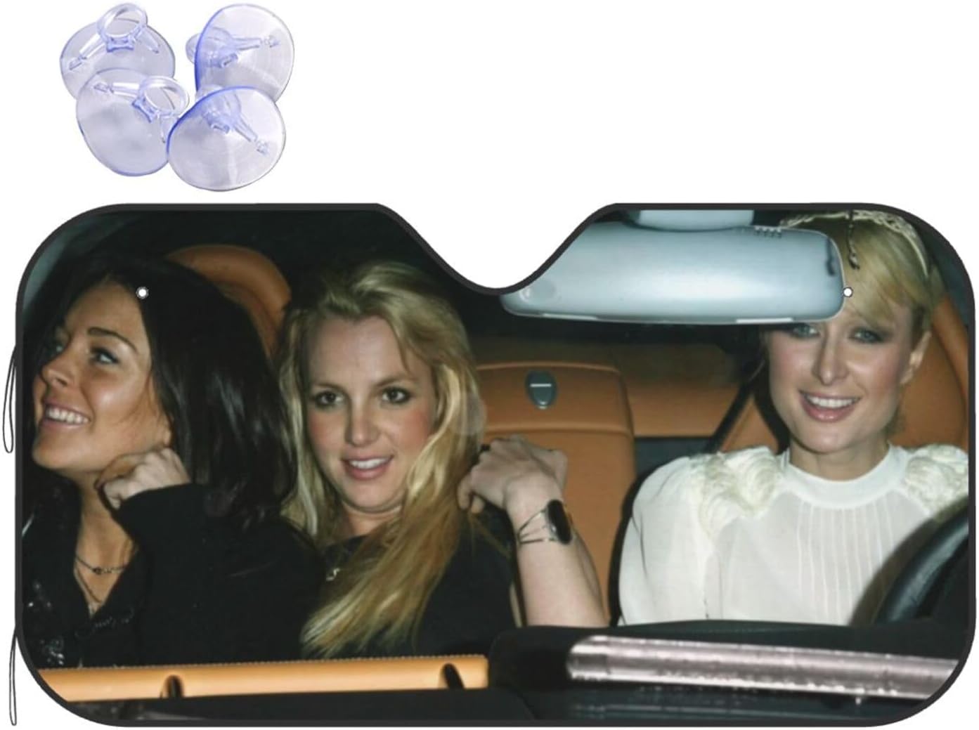 Funny Windshield Sun Shade for Car SUV Truck 27.5x51 inches