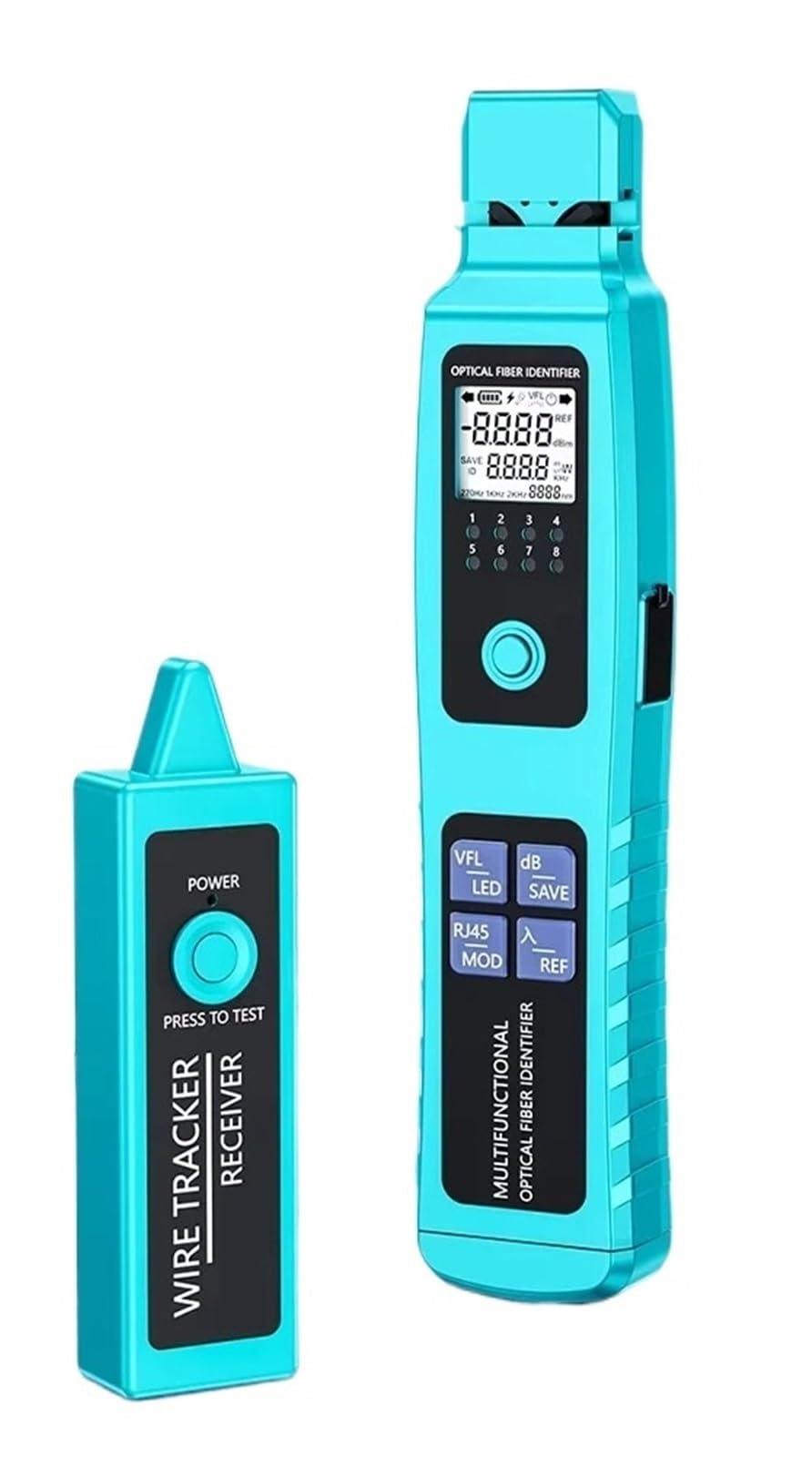 Identificateur de fibre optique actif A-50-70~+10 dBm avec localisateur visuel de défauts 30 mW