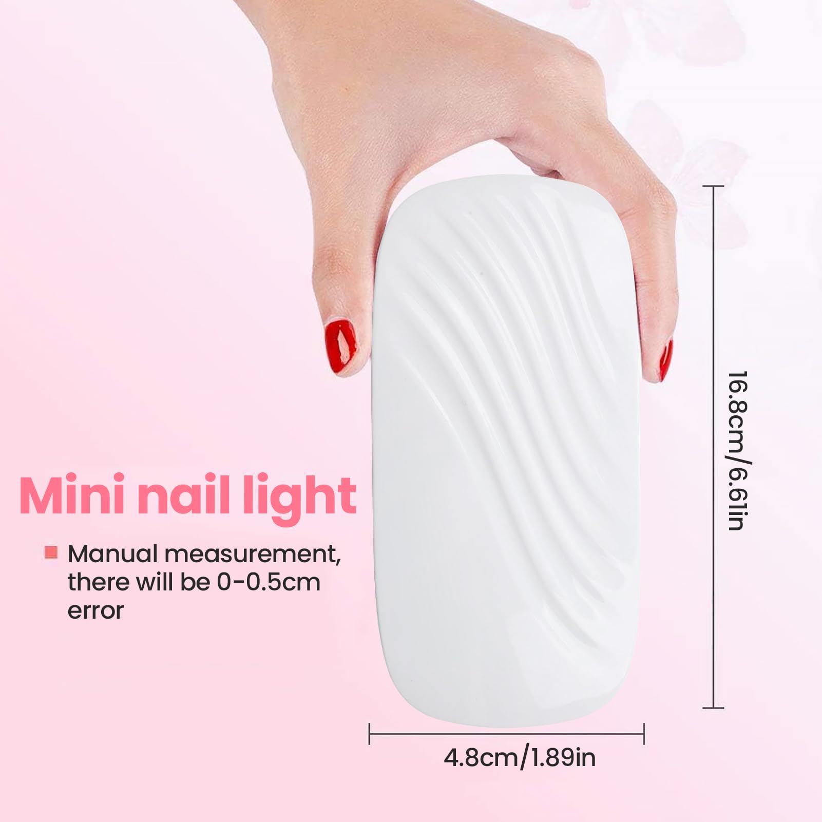 Lampa utwardzana żywicą UV, 36 W, 12 LED, składany stojak, zasilanie USB, wydajne rezultaty utwardzania