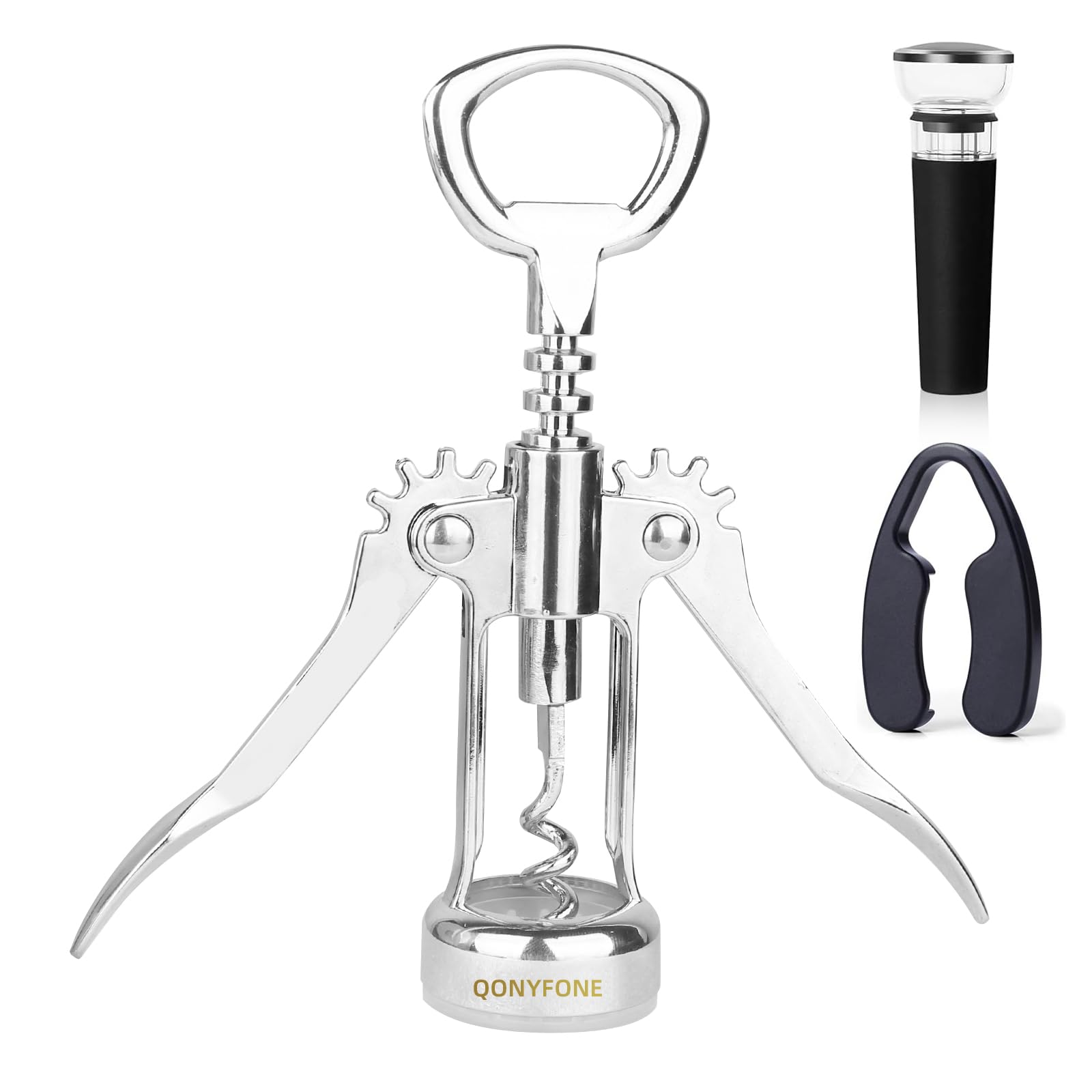 Premium Wing Corkscrew - Effortless Wine Opening -1