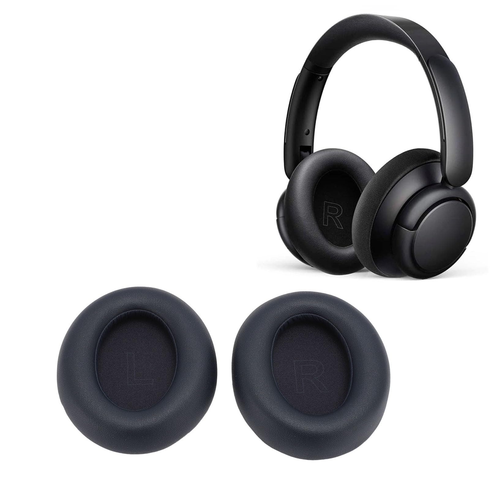 Nauszniki do Anker Soundcore Life Q30 Q35 Q30BT Q35BT, Wymienne Nauszniki Słuchawek ze skórą proteinową i pianką zapamiętującą Kształt (-2610240009412)