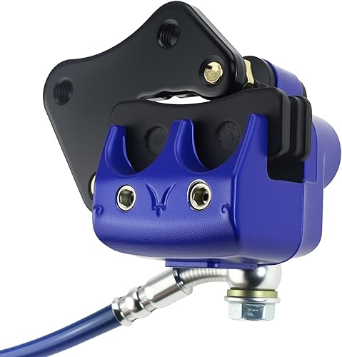 Miniatura 4 de PRO BAT Cilindro maestro de pinza de freno delantero hidráulico con pastilla de freno adicional para Pit Mini Bike Go Kart Trolley ATV, azul