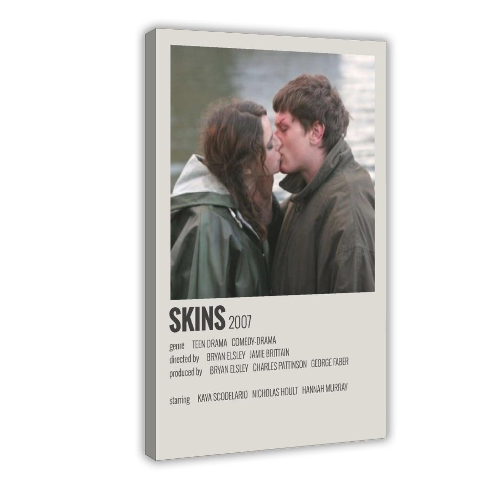 Skins Filmposter 15 Leinwandposter Schlafzimmer Dekor Sportlandschaft Büro Zimmer Dekor Geschenkrahmen: 40 x 60 cm