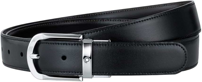Amazon | [モンブラン] 紳士用 リバーシブル ベルト 111080