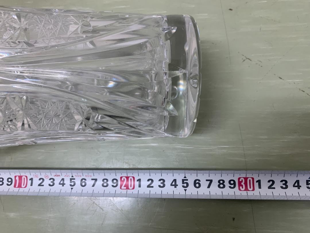 ドイツ製 花瓶 KONIG CRYSTAL GLASS KONIG ケニッヒ クリスタル ガラス