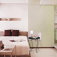 Vista 7 de Small Patio Side Table,Round Metal Side Table,Weather Resistant Anti-Rust Outdoor Side Tables,Outdoor End Table for Garden,Porch,Balcony,Yard,Black