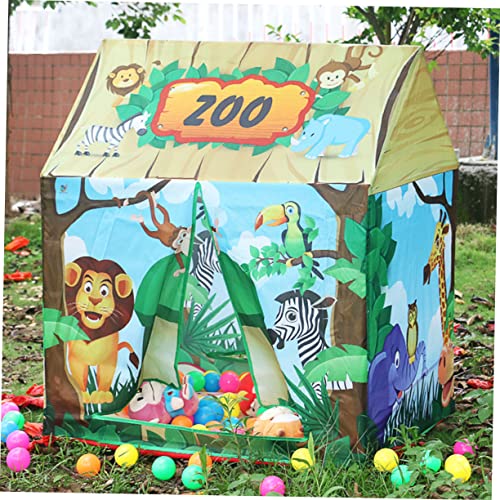 Toyvian 2 Stuks Speeltent Voor Kinderen Meisjes Tipi Tent Tentje Spelen Oceaan Ballenbad Spel Huis Voor Kinderen Baby Tipi Tent Peuter Indoor Tipi Prinses Kleuter Pit Vijver Plastic - Afbeelding 7