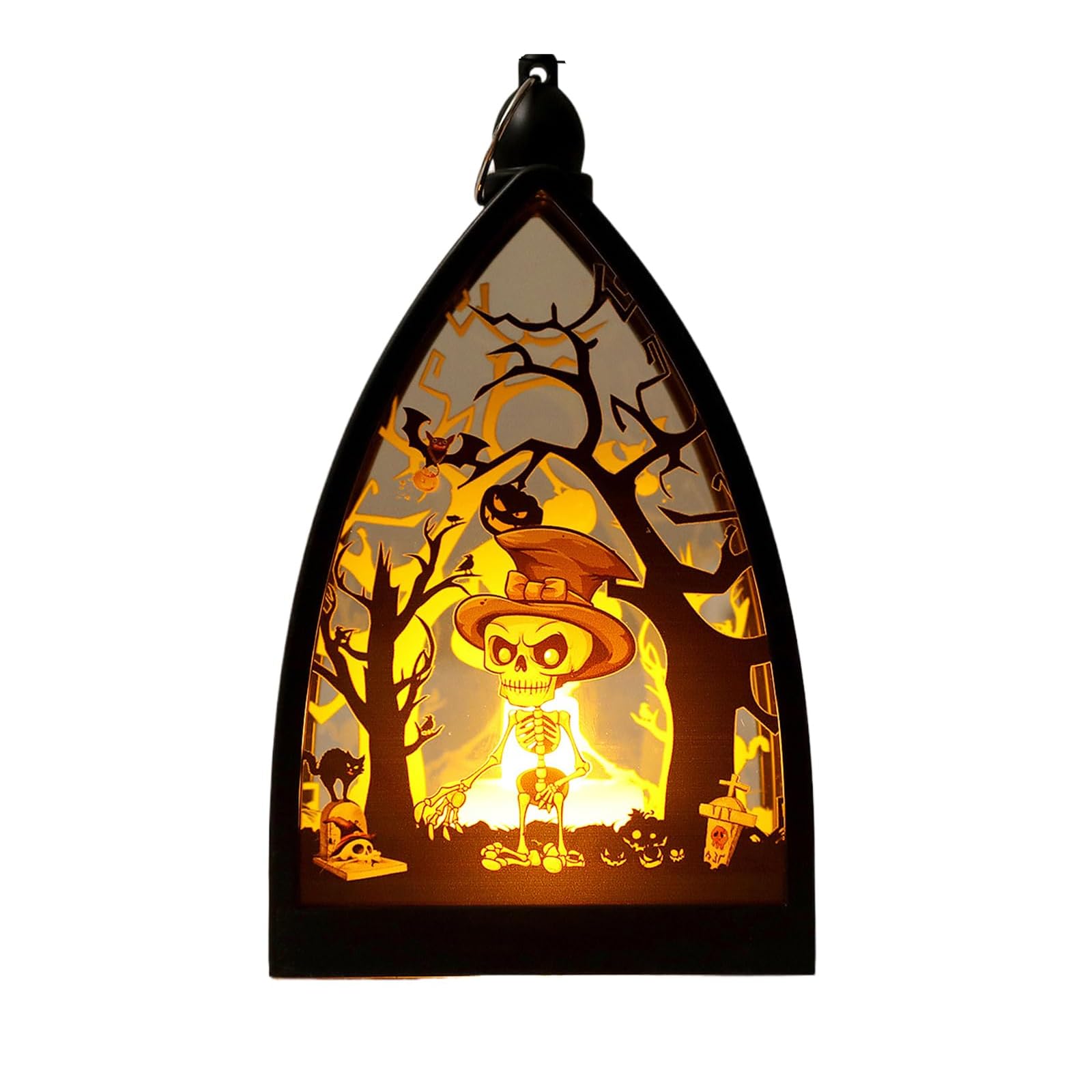Buxuaaaa Skeleton Halloween Party Lamp Decoration Set 6 Lighting Approaches Strong Plan For Inside Use Safe Overwarm Defended Halloween Lamp