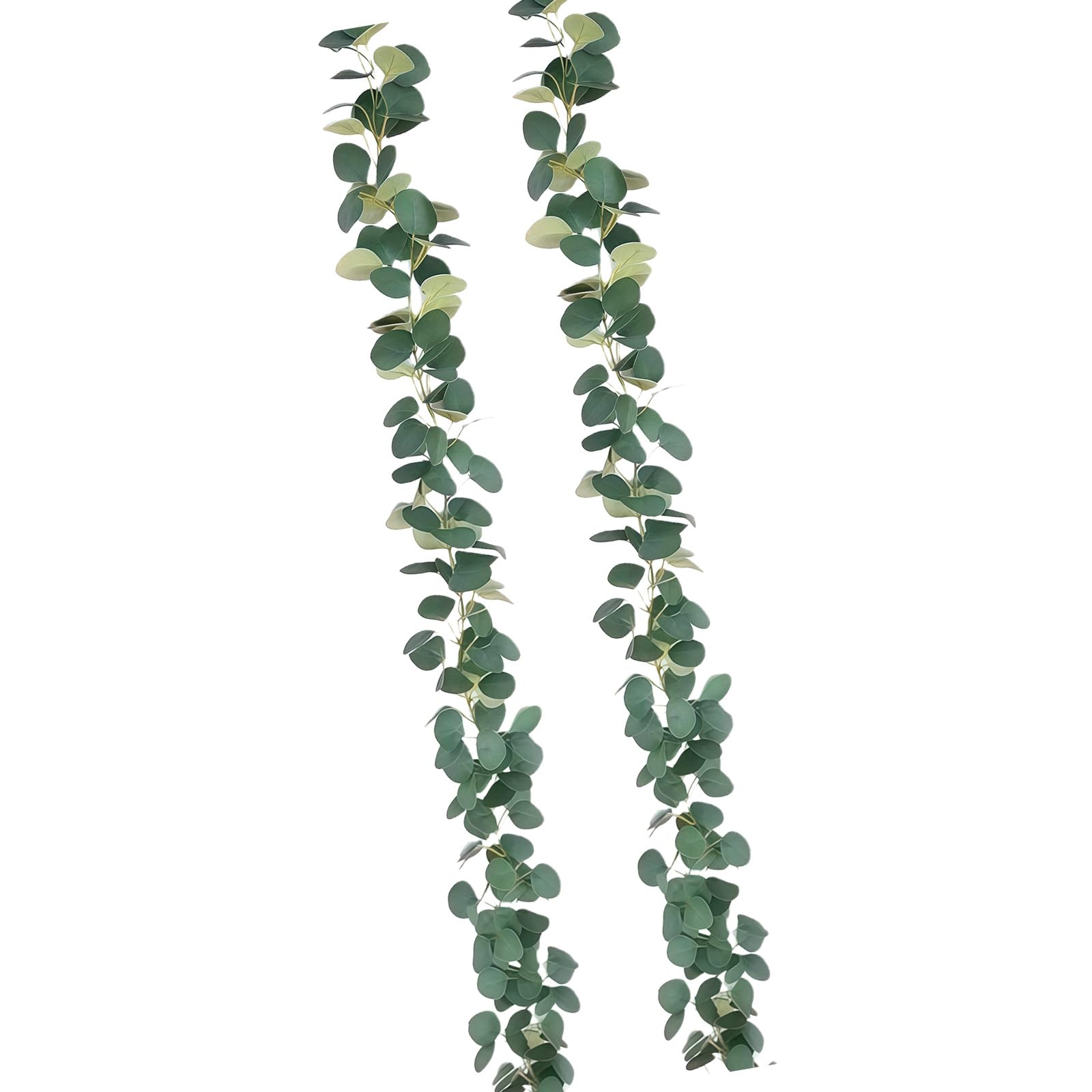 Jazuaiao Bendable Realistic Eucalyptuses Leaves LED Garlands for Mantels Staircase Centerpieces Wedding Christmas Decors Indoor Outdoors Parties Lighting Decors