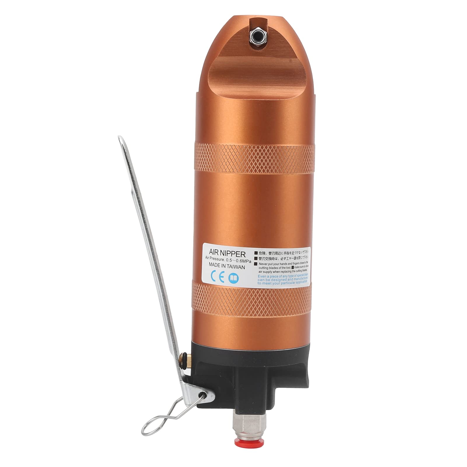 FTVOGUE Pneumatyczne Szczypce do Zaciskania Szczypce Powietrzne ze Stali Stopowej KP 773 0,5 do 0,6 Mpa 180 Razy Min Cięcia Drutu Miedzianego w Instrumentach Elektronicznych Prace Sprzętowe