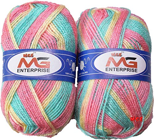 Image of M.G ENTERPRISE Knitting Yarn Thick Chunky Wool, Deep Strawberry 200 gm Best Used with Knitting Needles, Crochet Needles Wool Yarn for Knitting. by M.G ENTERPRIS SN