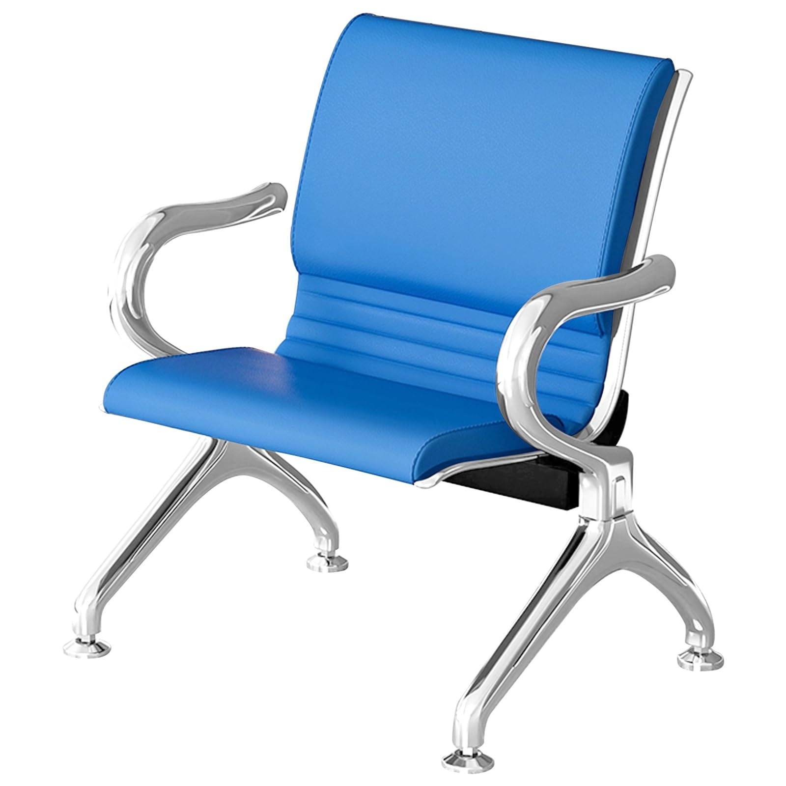 SFSLBFB Reception Chairs for Waiting Room, Airport Lobby Bench with Backrests and Armrests, PU Leather Seating