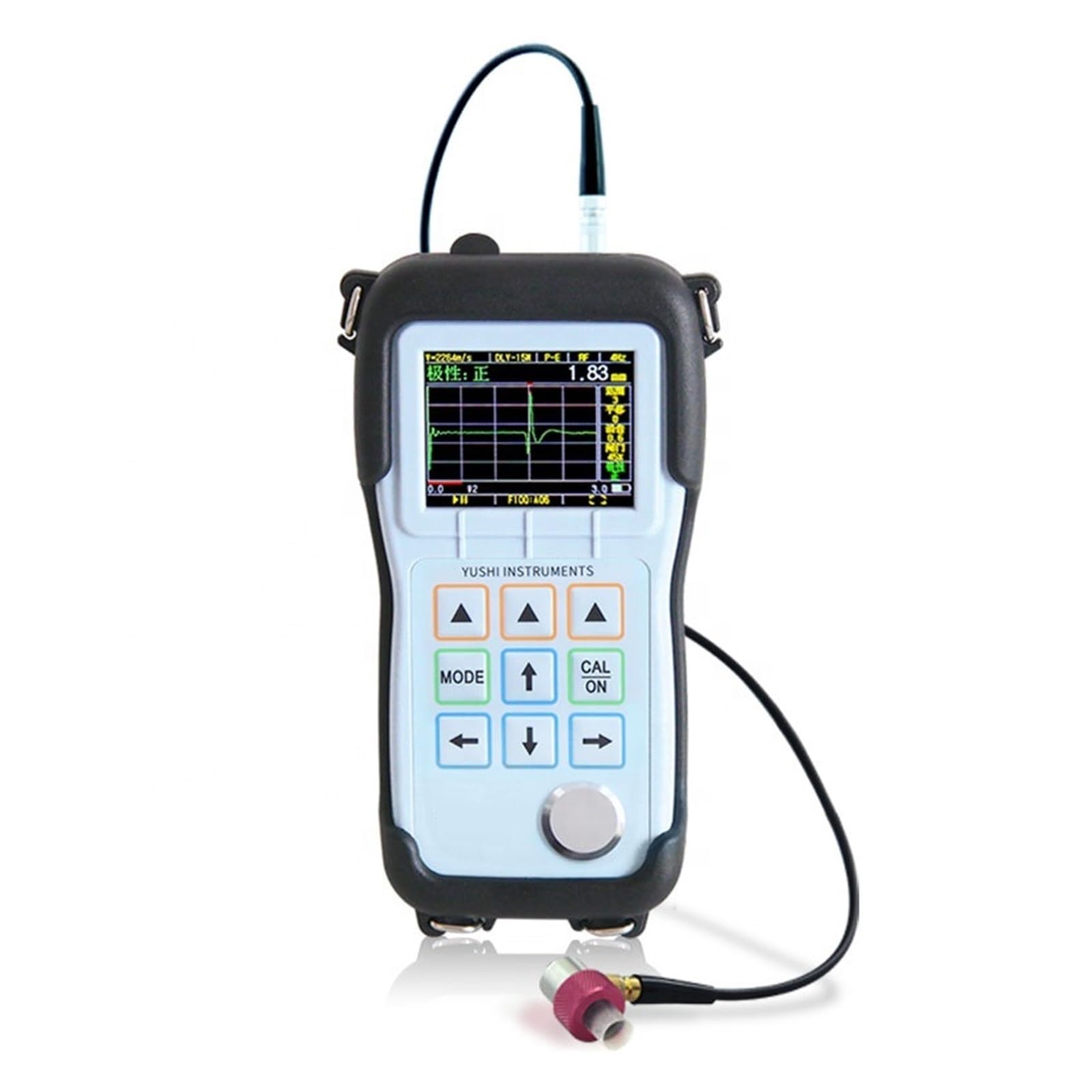 Ultrasonic Thickness Gauge High Precision 0.001 Accuracy IP67 Protection Steel Plate S Boiler Pipe Wall for Industrial Inspection