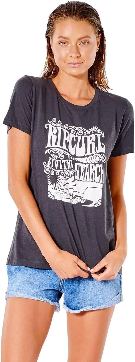 Rip Curl Search Trip T-Shirt - Washed Black