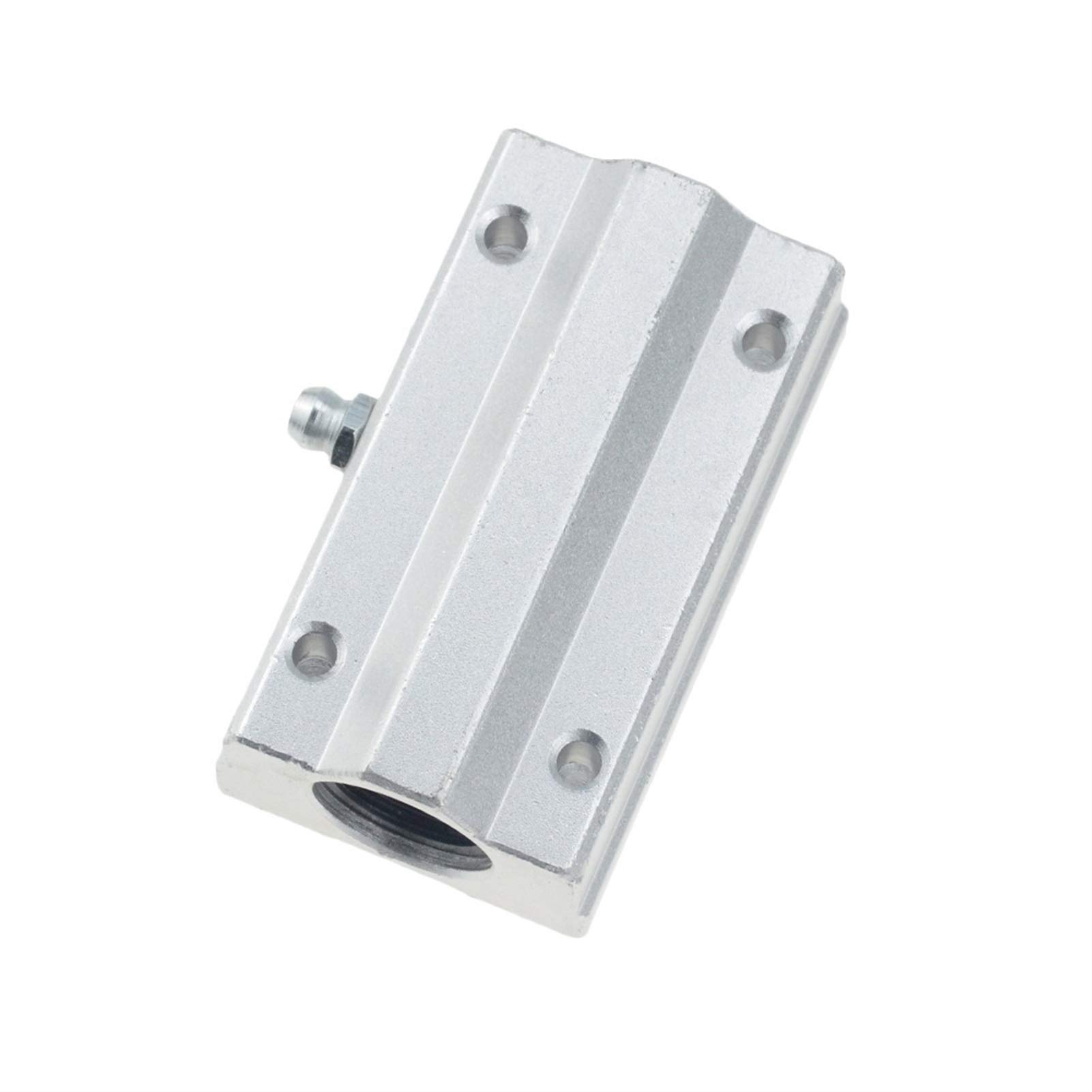 zxxin-Guides linéaires, 2pcs 10 mm de Long roulement de roulement à Billes linéaire de Type CNC, avec Bloc d'oreiller de buisson LM10LUU, Arbre linéaire CNC 3D, Durable