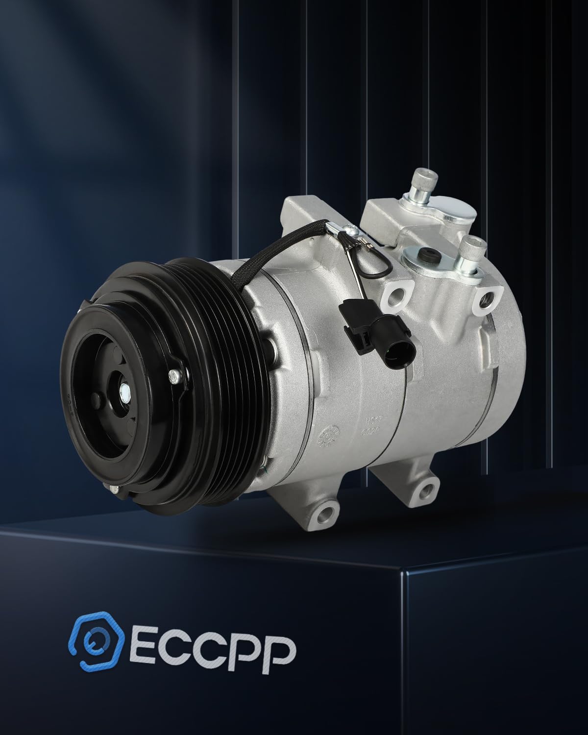 ECCPP AC Compressor Fast Cooling Fit for Kia Sedona 3.5L 2002 2003 2004 2005 Air Conditioning Compressor 6 Grooves HS18