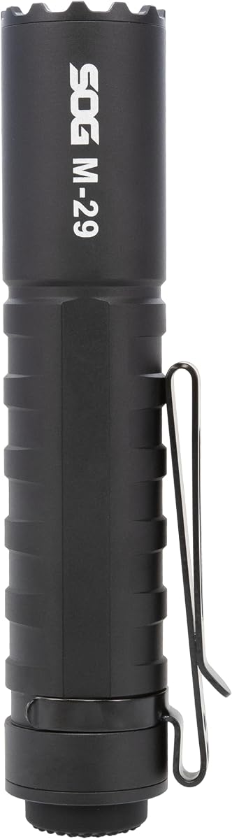 SOG M-29 Flashlight 2000 Lumens Rechargeable with Power Bank Function