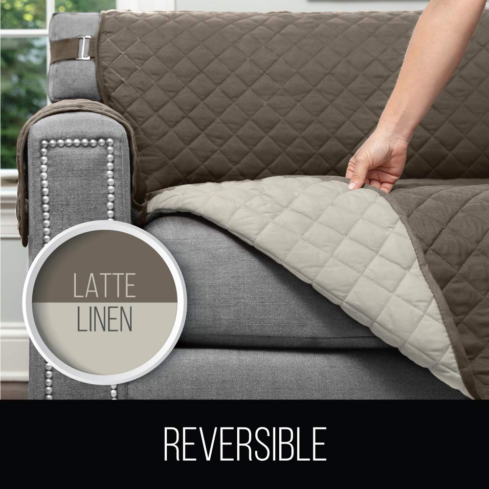 Sofa Shield Patented Sectional Couch Cover, Reversible Corner L Shaped