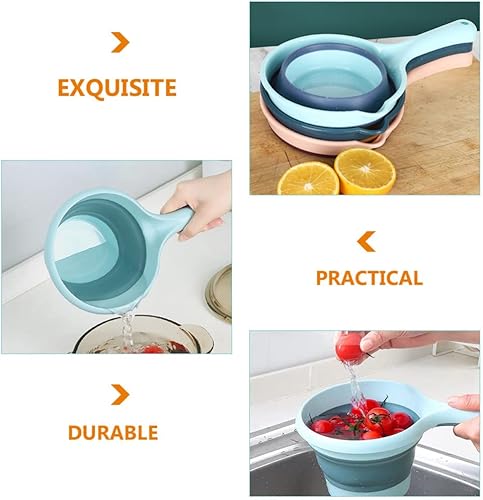 Miniatura 4 de Cuchara plegable de agua plegable cucharón de agua portátil que ahorra espacio, cucharón de baño ideal para baño, cocina