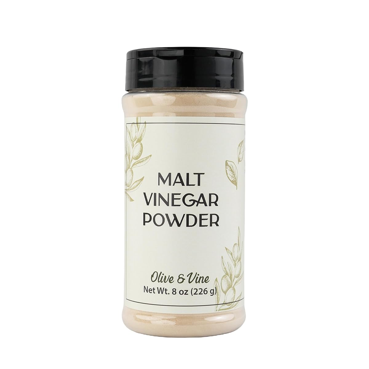 Olive & Vine Malt Vinegar Powder, Tangy Flavor