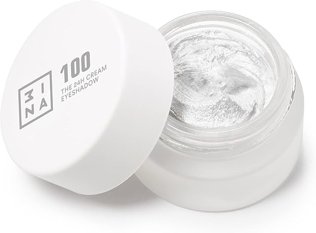 3INA MAKEUP - The 24H Cream Eyeshadow 100 - Biały - 24h trwałej - Wodoodpornej formule - Cienie do powiek żywe kolory oraz kremowa konsystencja - Vegan - Cruelty Free