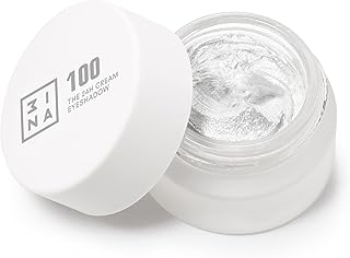 3INA MAKEUP - The 24H Cream Eyeshadow 100 - Sombra de Ojos Blanco 24H de Duración - Sombra de Ojos en Crema & Waterproof - Acabado Mate Brillante & Metálico - Vegan - Cruelty Free