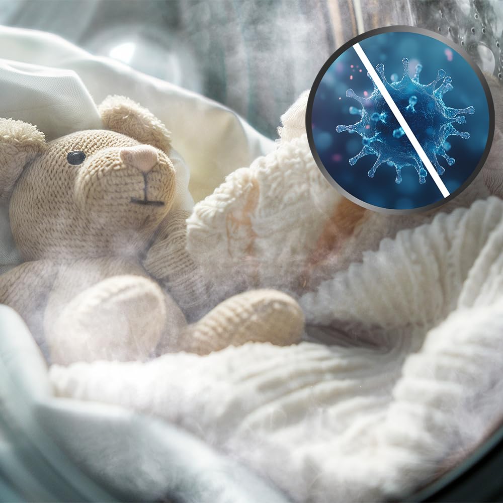 Cecotec Sèche-linge à Pompe à Chaleur 10 kg Bolero Dresscode Dry 10505 Inverter, Classe Équivalente A+++, 14 programmes, Fonctions comme UV Care, Repassage Facile, Certification Woolmark, Blanc