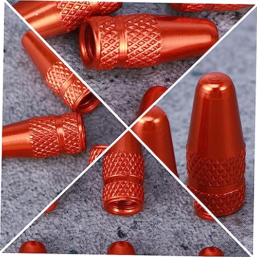 Totority 24 piezas Tapas de Válvula de Bicicleta en Aluminio para prevenir fugas y suciedad estilo francés miniatura 5