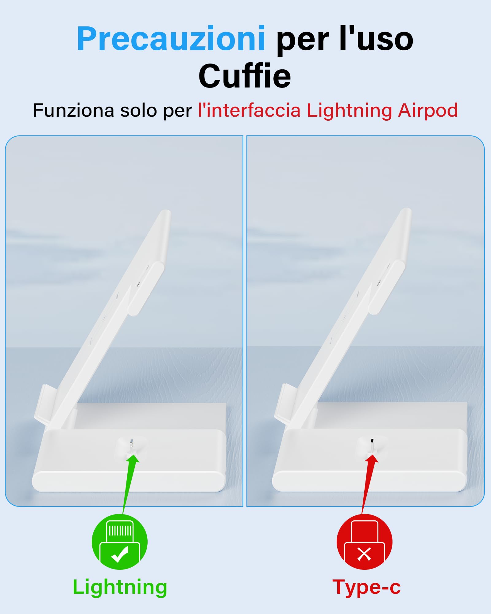 3 in 1 Caricatore Wireless per iPhone 11/12/13/14/15/XS/X/8 serie, A-pple Watch 9/Ultra/8/7/6/SE/5/4/3/2, Stazione Ricarica A-pple per Air Pods 1/2/3/Pro/Pro2(bianco)