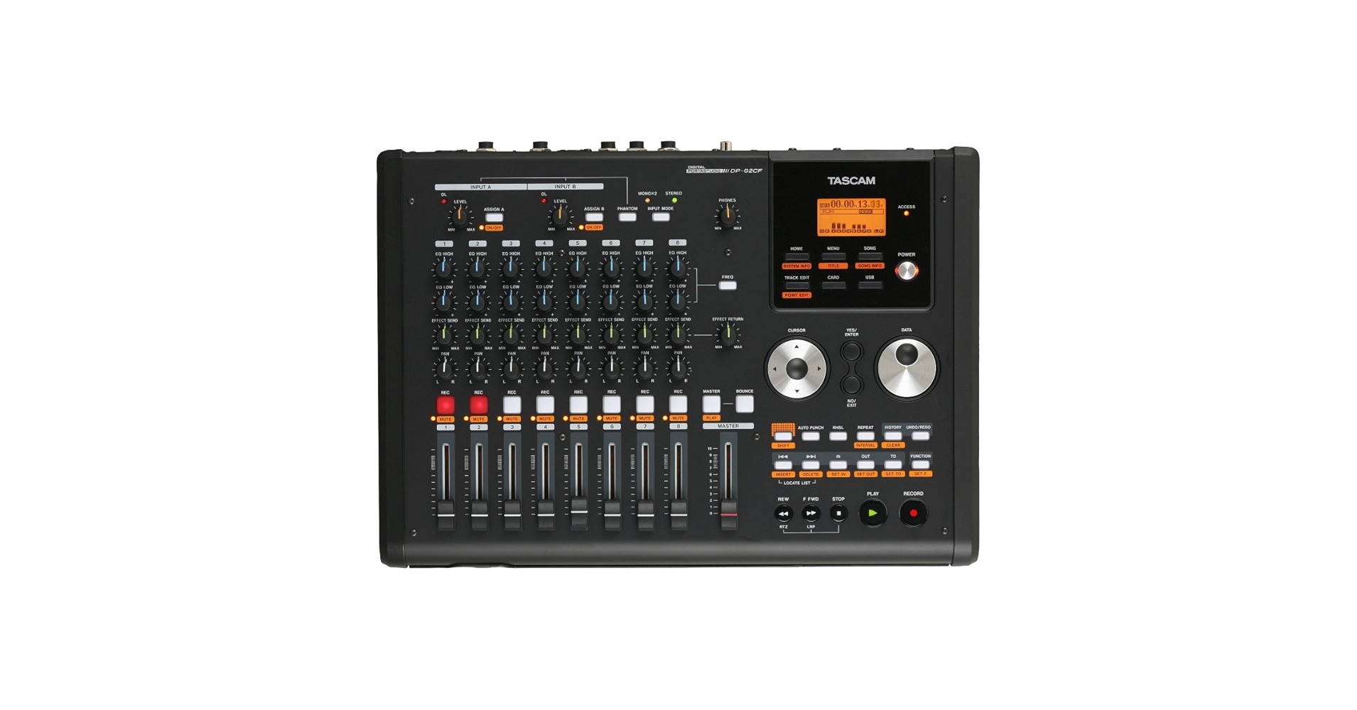 TASCAM DP-02CF　DIGITAL PORTASTUDIO 8トラック Amazon.com: Tascam DP-02 Digital Portastudio - 8 Track