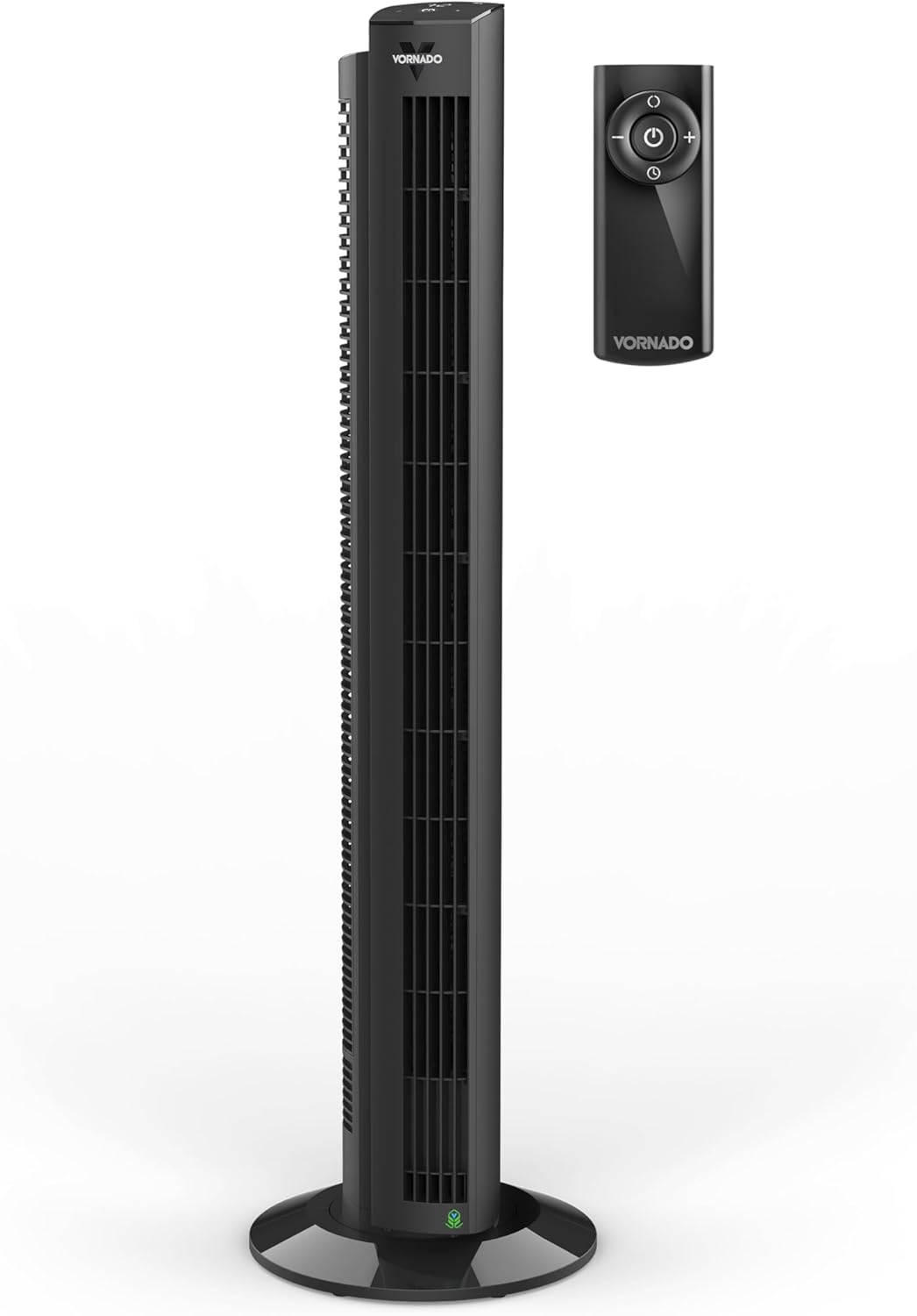 Vornado OZI42DC Tower Fan with Remote and Timer, Oscillating Standing Fan for Bedroom, Variable Speed for Precise Control, Energy Saving Design for Whole Room Cooling, Indoor Floor Fan, Black OZI42DC (Energy Smart)