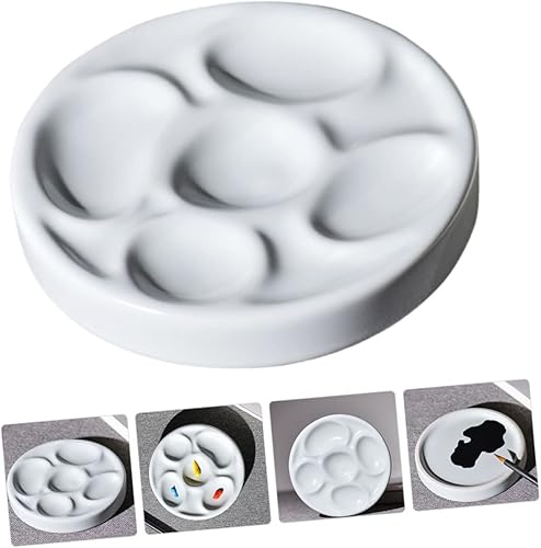Miniatura 9 de Paleta de pintura china Pan de pintura Plato de maquillaje Plato de pintura china Licuadora Bandeja de pigmentos de joyería Paleta de acuarela de