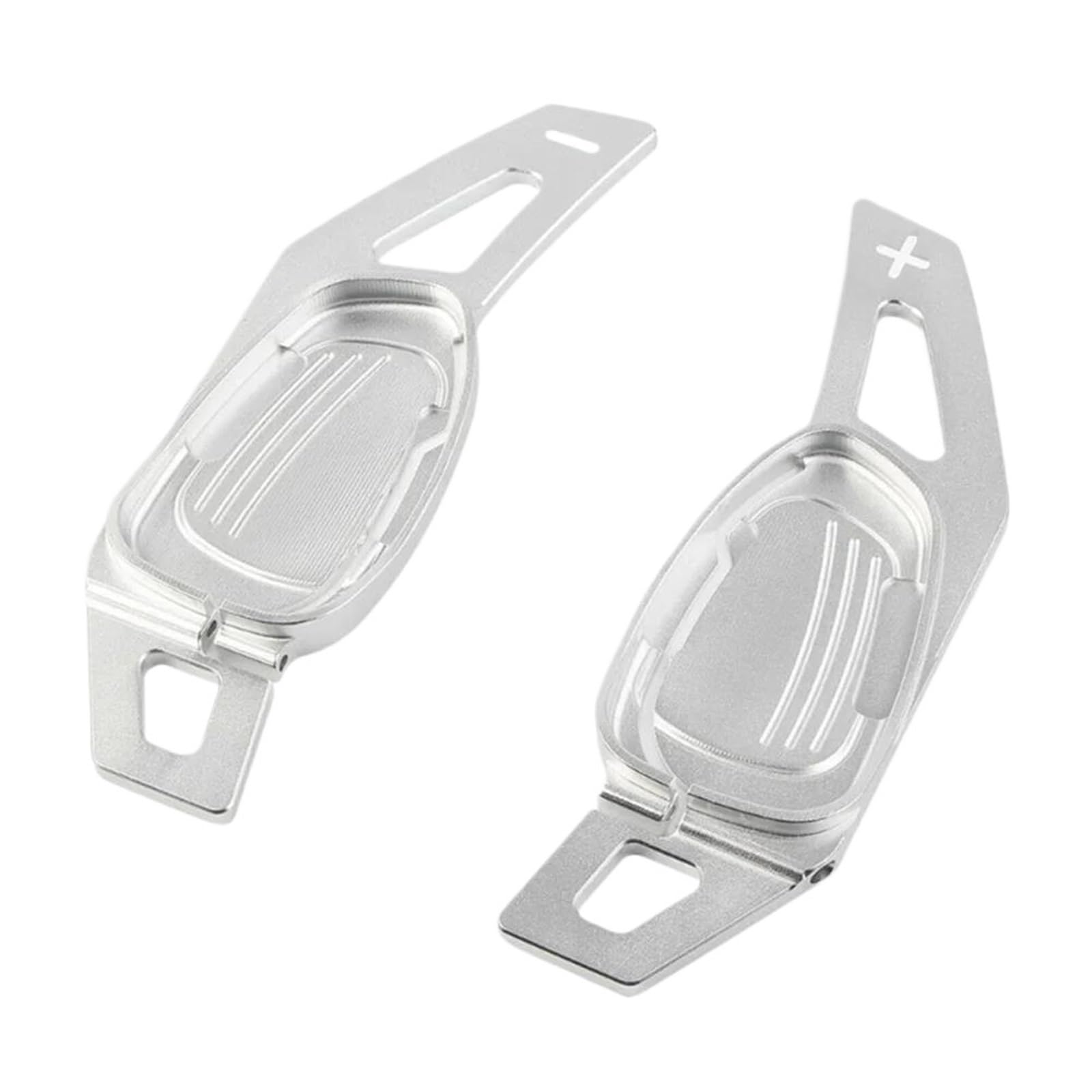 Bvfsxhs Silver Car Steering Wheel Controller Paddles For Audi For A5 S3 S5 S6 Sq5 Rs3 Rs6 Rs7 Steering Wheel Shift Paddle Shifter Extension(Silver)