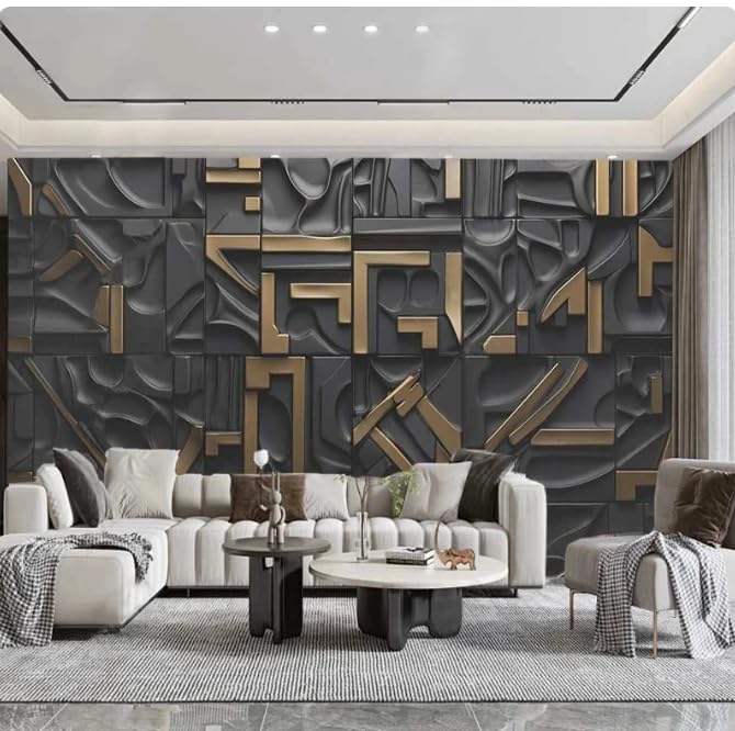 Décoration murale 3D pour agrandir une pièce avec papier peint